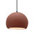 Radiance One Light Pendant in Canyon Clay (102|CER-6533-CLAY-MBLK-BKCD)
