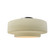 Radiance One Light Semi-Flush Mount in Vanilla (Gloss) (102|CER-6363-VAN-NCKL)
