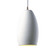 Radiance LED Pendant in Matte White w/ Champagne Gold (102|CER-6230-MTGD-MBLK-BEIG-TWST-LED1-700)