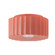 Radiance One Light Outdoor Flush Mount in Gloss Blush (102|CER-6185W-BSH)