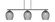 Atlas Three Light Bar in Graphite (200|4523-GP-4902)