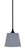Stem One Light Mini Pendant in Matte Black (200|23-MB-4082)