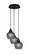 Array Three Light Pendalier in Matte Black (200|1816-MB-4622)