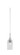 Edge One Light Mini Pendant in BN (200|1152-BN-3002)