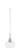 Edge One Light Mini Pendant in BN (200|1152-BN-202)