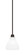 Edge One Light Mini Pendant in Espresso (200|1151-ES-4761)