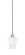 Edge One Light Mini Pendant in Brushed Nickel (200|1151-BN-681)