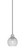 Edge One Light Mini Pendant in Brushed Nickel (200|1151-BN-5110)