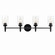Madden Four Light Vanity in Black (12|55186BK)