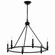 Carrick Six Light Chandelier in Black (12|52705BK)