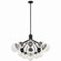 Silvarious 16 Light Chandelier Convertible in Black (12|52702BK)