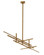 Cityscape LED Linear Chandelier in Hand Rubbed Antique Brass (182|SLLS56227CCHAB)