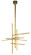 Cityscape LED Chandelier in Hand Rubbed Antique Brass (182|SLCH56127CCHAB)