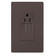 radiant Tamper-Resistant 15A Simplex Self-Test GFCI Receptacles with SafeLock Protection in Brown (246|1597TRSGL)
