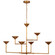 Eleanor LED Chandelier in Antique Gold Leaf (268|JN 5174AGL)