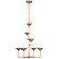 Eleanor LED Chandelier in Antique Gold Leaf (268|JN 5170AGL)