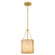 Stoneland One Light Mini Pendant in Brushed Gold (10|STO1508BRG)