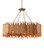 Teahouse Collection Eight Light Chandelier in Natural/Khaki (142|9000-1208)