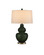 Kinnaird Table Lamp One Light Table Lamp in Moss Green/Antique Brass (142|6000-0967)