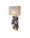 Moon Dust Wall Sconce One Light Wall Sconce in Hiroshi Gray/Contemporary Gold Leaf/Contemporary Silver Leaf (142|5900-0055)