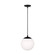 Leo - Hanging Globe One Light Pendant in Midnight Black (454|6018EN3-112)