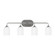 Emile Four Light Vanity in Brushed Steel (1|GLV1024EN3/BS)
