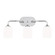 Emile Three Light Vanity in Chrome (1|GLV1023EN3/CH)
