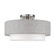 Brookmeade Three Light Semi-Flush Mount in Brushed Nickel (107|60014-91)