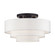 Manorwood Four Light Semi-Flush Mount in Bronze (107|50307-07)