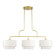 Manorwood Three Light Linear Chandelier in Soft Gold (107|50303-33)