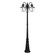 Westover Three Head Outdoor Post Light in Black (107|21863-04)