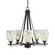 Uptowne Five Light Chandelier in Dark Granite (200|325-DG-5054)