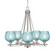 Uptowne Five Light Chandelier in Aged Silver (200|325-AS-4605)