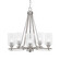Uptowne Five Light Chandelier in Aged Silver (200|325-AS-300)