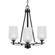 Uptowne Three Light Chandelier in Dark Granite (200|323-DG-4250)