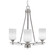 Uptowne Three Light Chandelier in Aged Silver (200|323-AS-310)