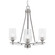 Uptowne Three Light Chandelier in Aged Silver (200|323-AS-300)