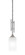 Uptowne One Light Mini Pendant in Aged Silver (200|320-AS-541)