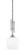 Uptowne One Light Mini Pendant in Aged Silver (200|320-AS-4811)