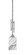 Uptowne One Light Mini Pendant in Aged Silver (200|320-AS-3009)