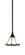 Stem One Light Mini Pendant in Matte Black (200|23-MB-9125)