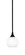 Stem One Light Mini Pendant in Matte Black (200|23-MB-4101)
