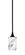 Stem One Light Mini Pendant in Matte Black (200|23-MB-3009)