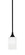 Stem One Light Mini Pendant in Matte Black (200|23-MB-3001)
