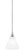 Stem One Light Mini Pendant in Chrome (200|23-CH-4761)