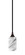 Stem One Light Mini Pendant in Black Copper (200|23-BC-549)