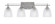 Uptowne Four Light Bath Bar in Aged Silver (200|134-AS-500)