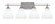 Uptowne Four Light Bathroom Lighting in Aged Silver (200|134-AS-4761)