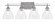 Uptowne Four Light Bath Bar in Aged Silver (200|134-AS-4760)