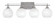 Uptowne Four Light Bathroom Lighting in Aged Silver (200|134-AS-4101)